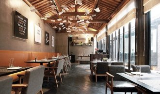 茶餐厅装修效果图