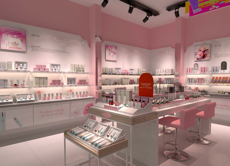 化妆品店装修效果图
